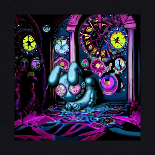 Time glitch Bunny 2.0 by Pebbles Joy Designs